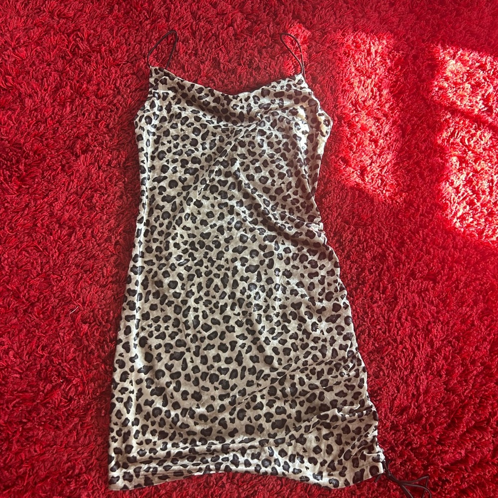 Fashion Nova Leopard Print Dress